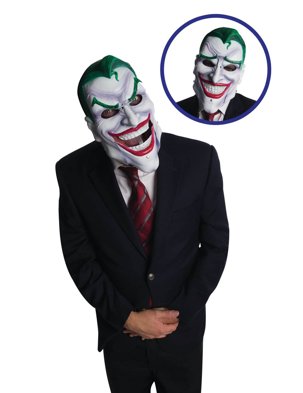 A luxus artikulált Joker maszk mozgó állkapcsának részlete