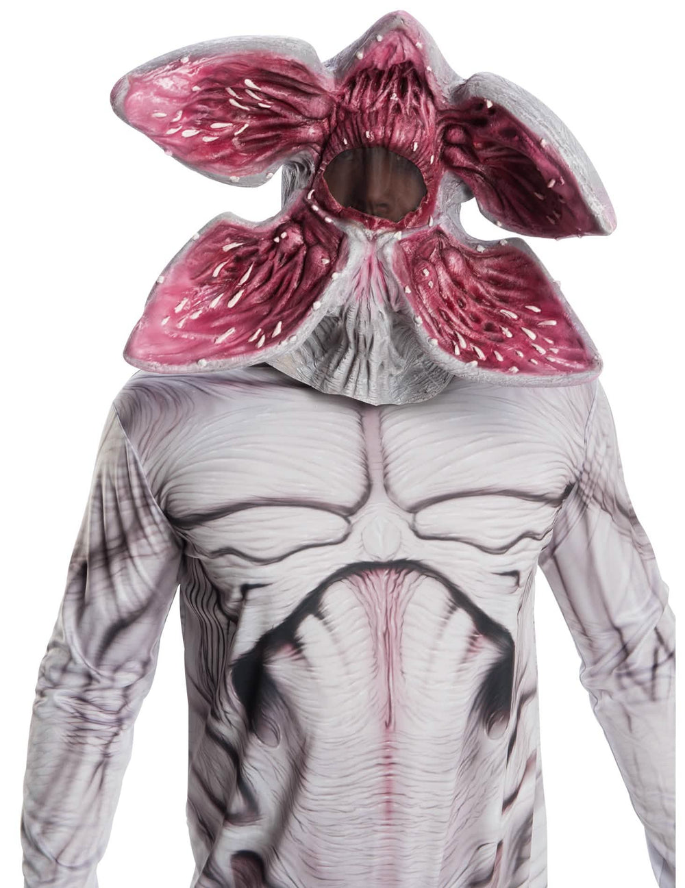 Luxus csuklós Demogorgon Stranger Things maszk felnőtt szürke és rózsaszín
