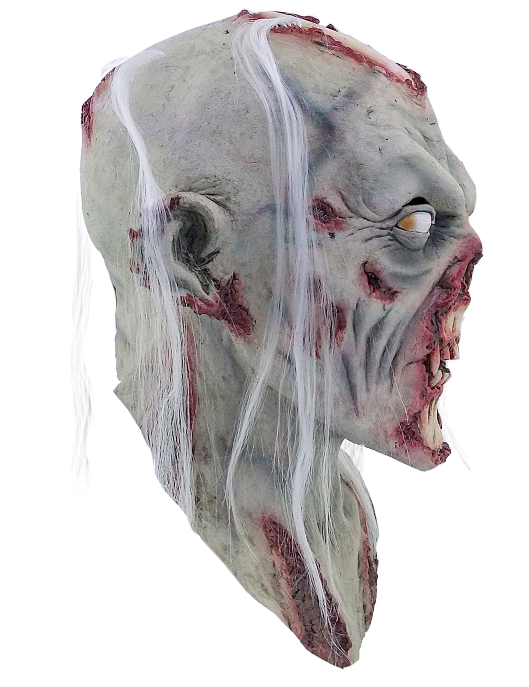 Vue de profil du masque de mort vivant pour adulte