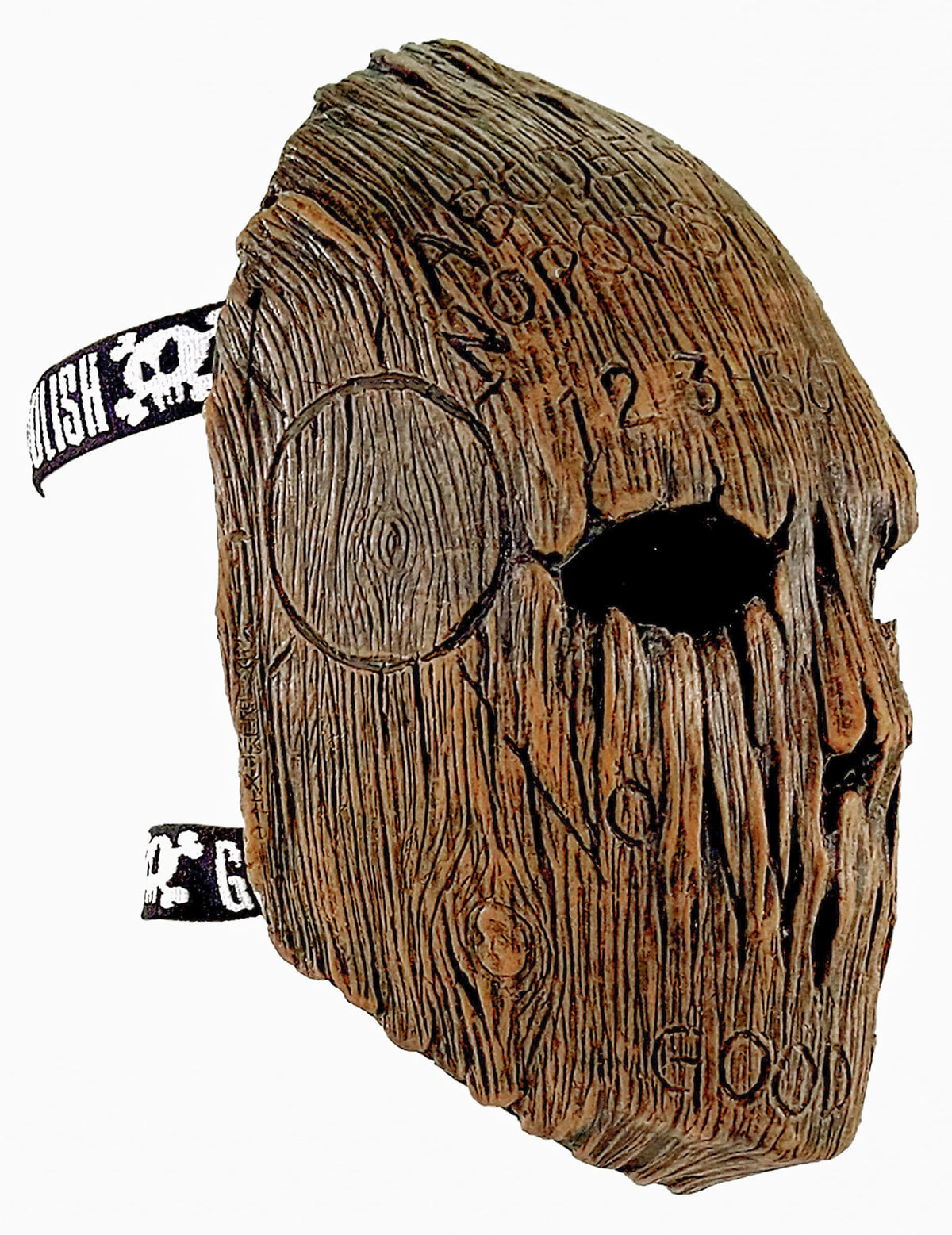 Vue de profil du masque Ouija