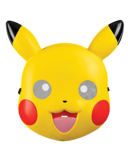 Masque Pikachu Pokémon™ pour enfant jaune avec joues rouges