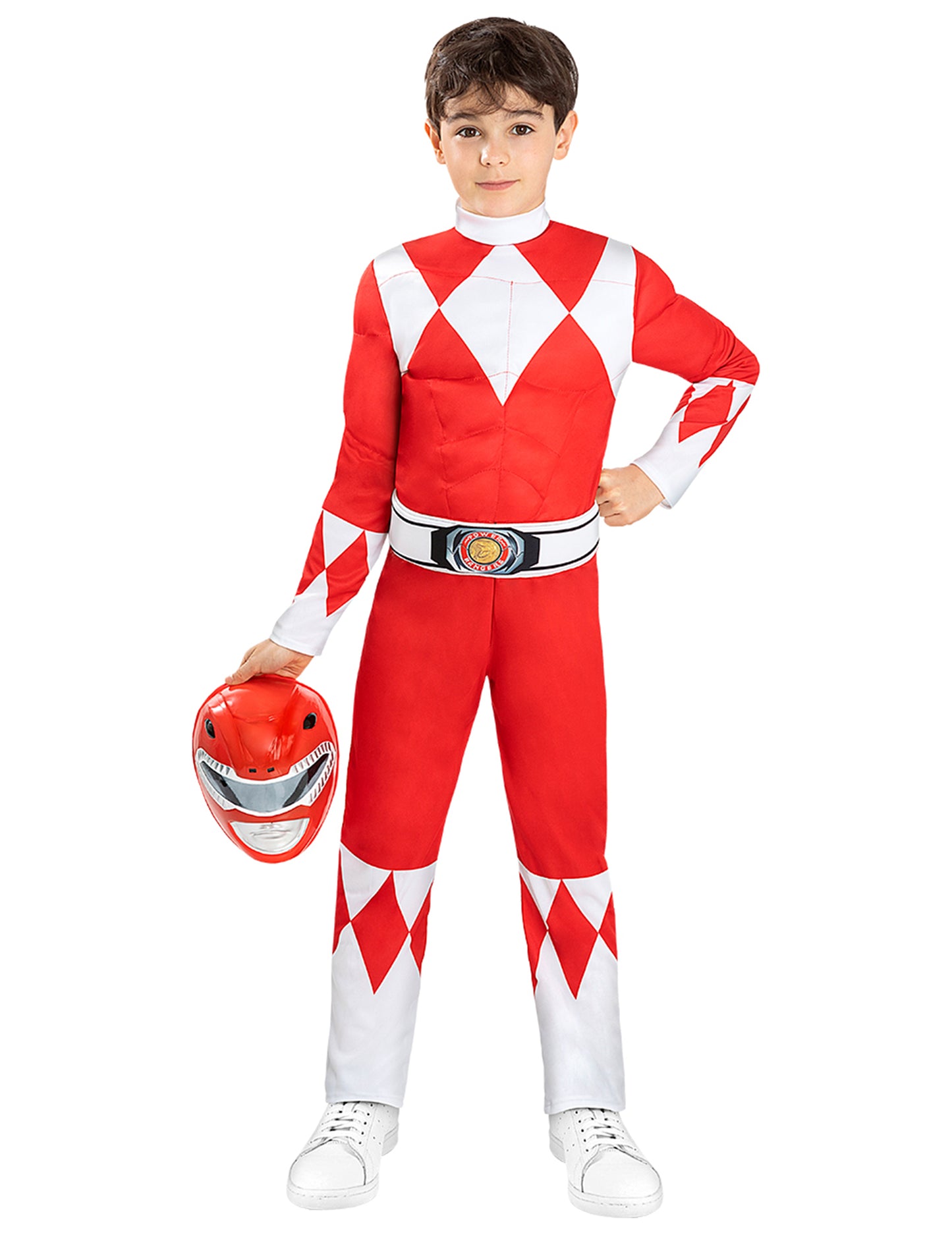Gyerek piros Power Ranger maszk