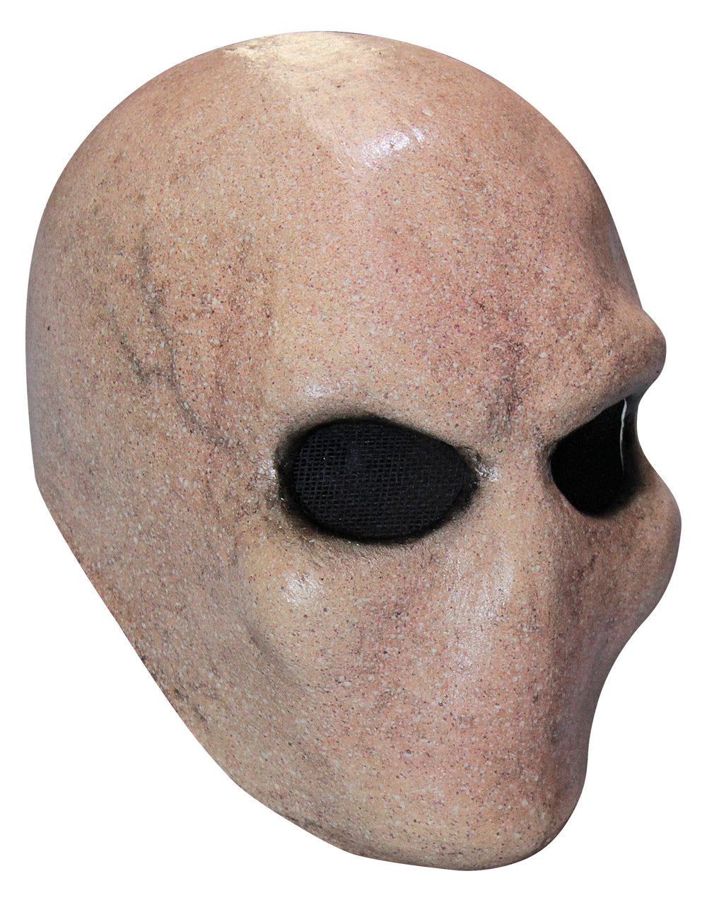 Masque revenant muet pour adulte beige texturé