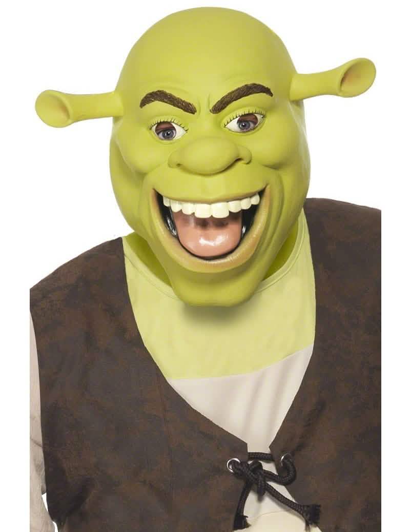 Shrek felnőtt zöld nevető maszk