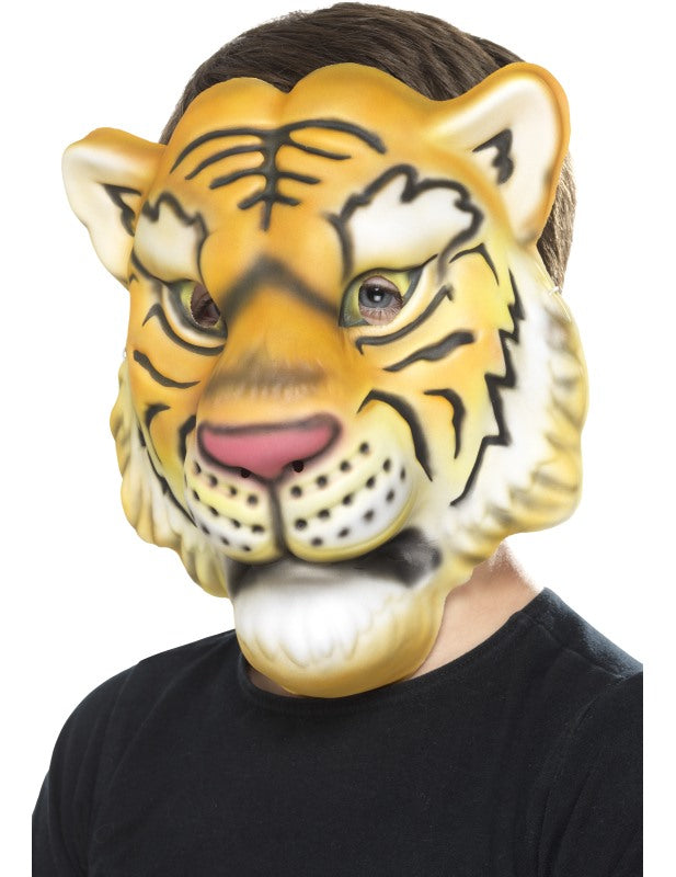 Gyerek tigris fejmaszk