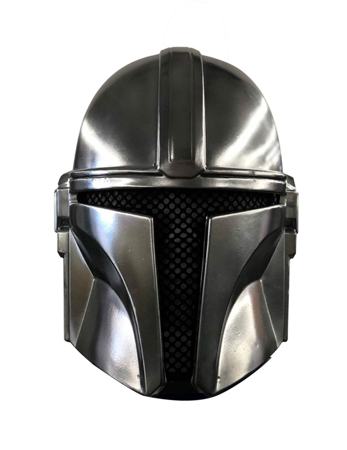 The Mandalorian gyermek maszk szürke metálfényű fekete szemellenzővel