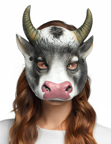 Tehénmaszk felnőttek és gyermekek