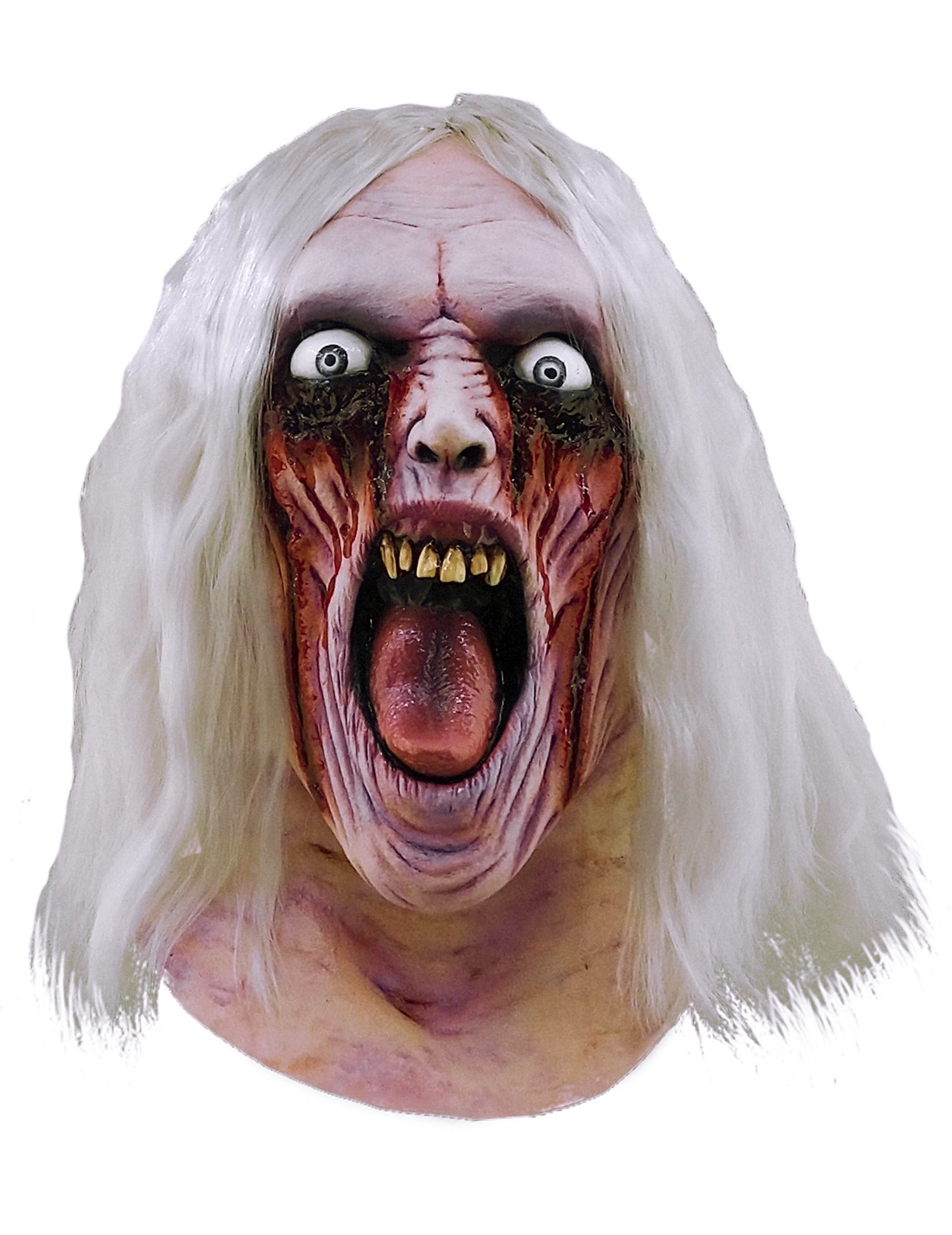 Véres felnőtt zombi maszk Halloween latexben