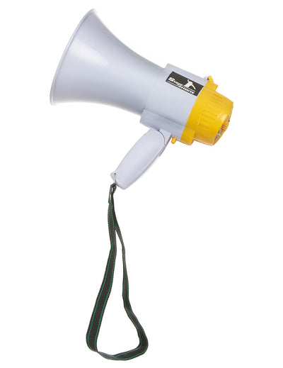 Mégaphone pour adulte blanc et jaune