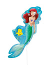 Ariel A kis hableány™ mini alumínium lufi 15 x 39 cm