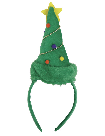 Felnőtt mini karácsonyfa sapka