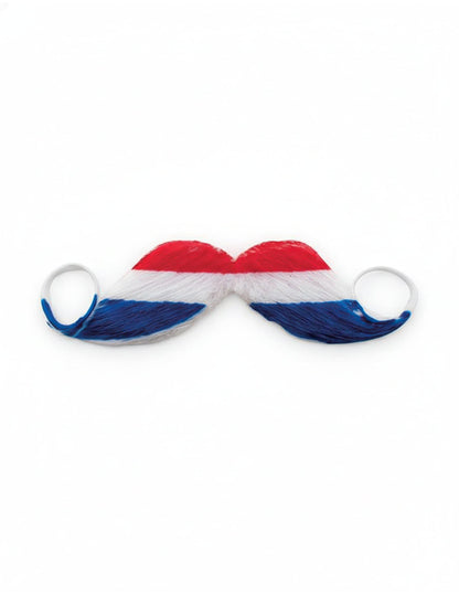 Détail de la moustache supporter Pays-Bas