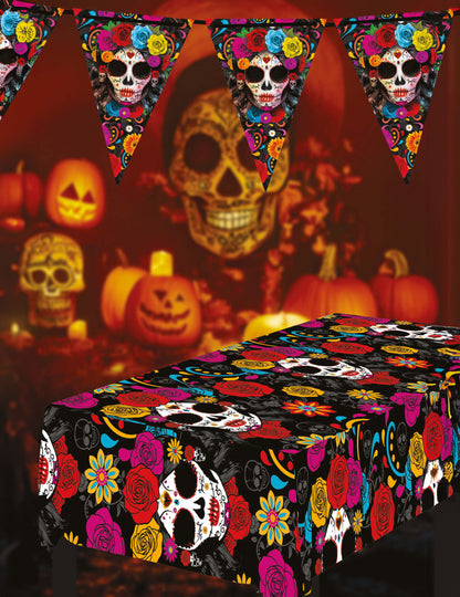 Catrina Dia de los Muertos 137 x 274 cm -es terítő
