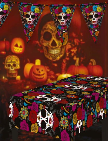Catrina Dia de los Muertos 137 x 274 cm -es terítő