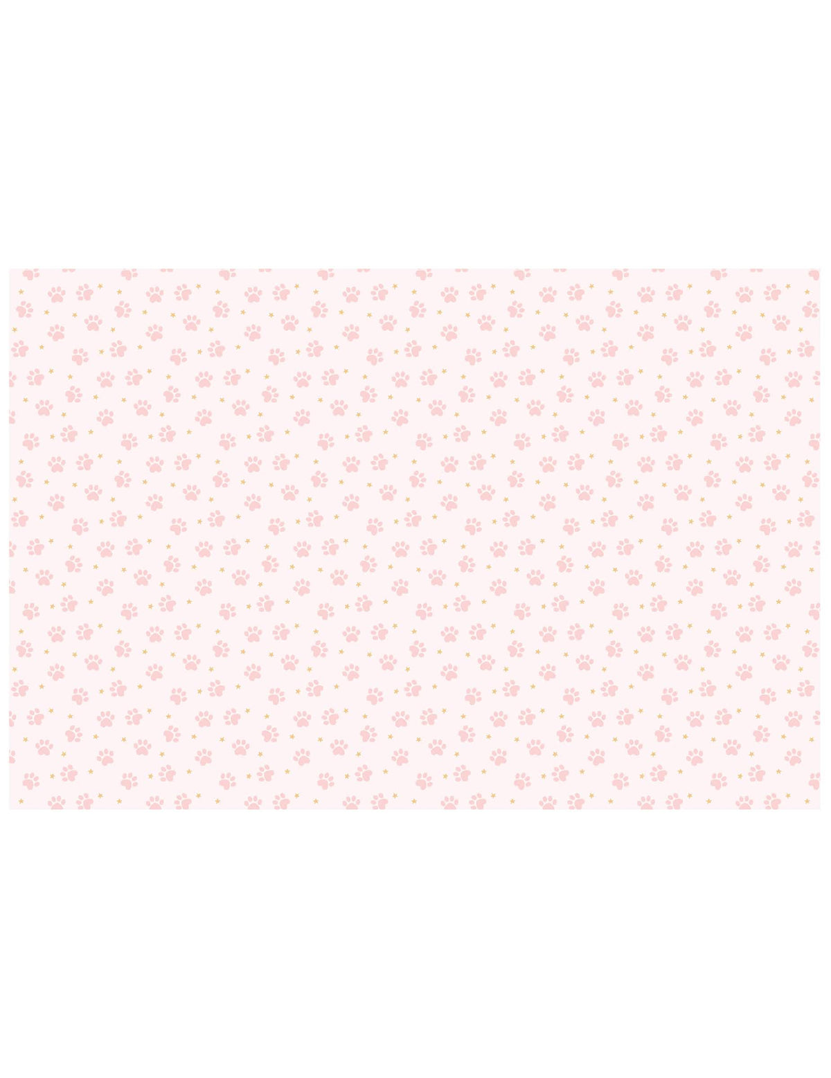 Nappe en papier pattes de chat pour anniversaire rose