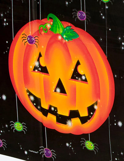 Halloween tök műanyag terítő