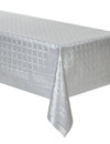 Nappe en rouleau papier damassé pour fête argenté