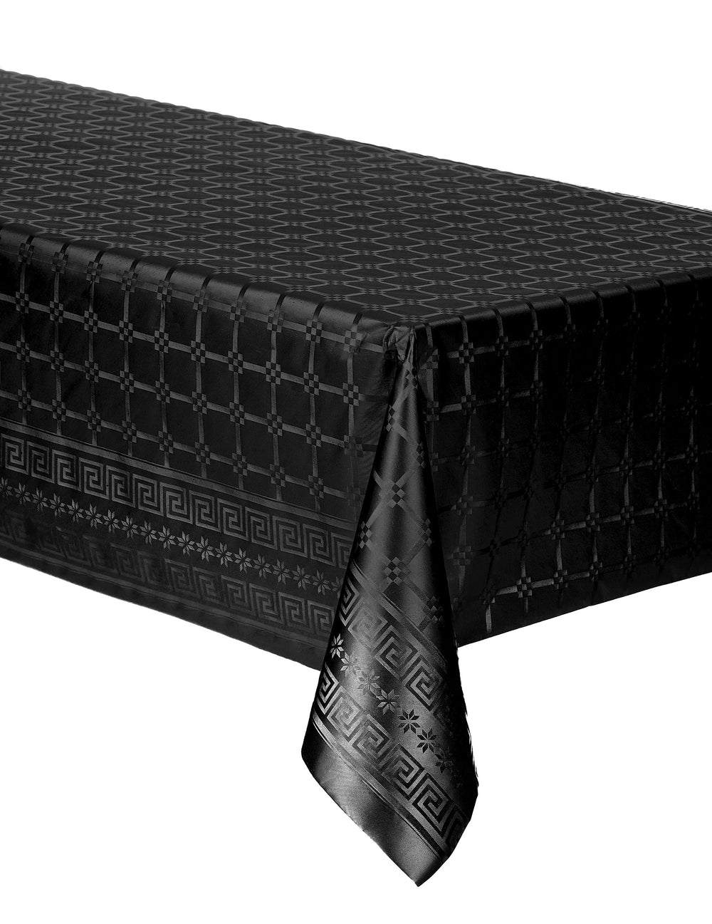 Nappe en rouleau papier damassé pour fête noire de qualité supérieure