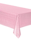 Nappe en rouleau papier damassé rose pastel