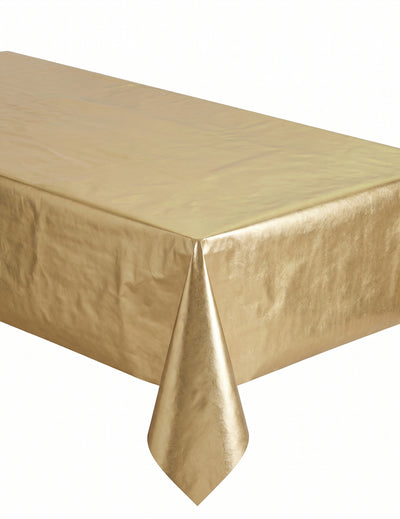 Fémes arany terítő 120 cm x 20 m