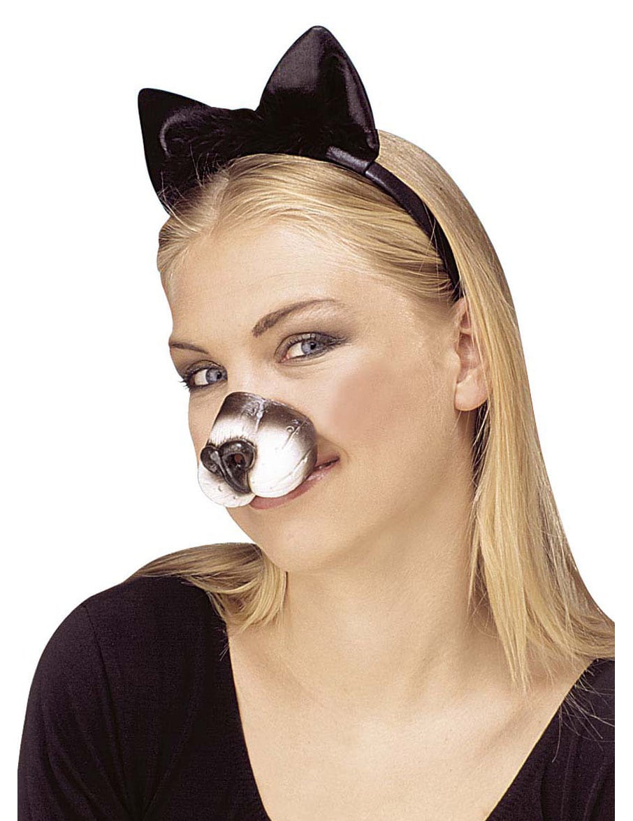 Vue de face porté du nez de chat