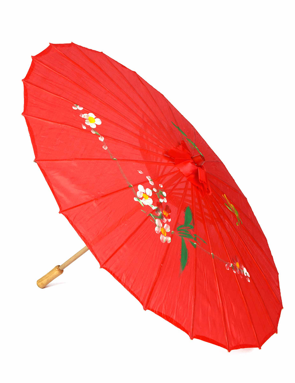 Vue de profil de l'ombrelle chinoise