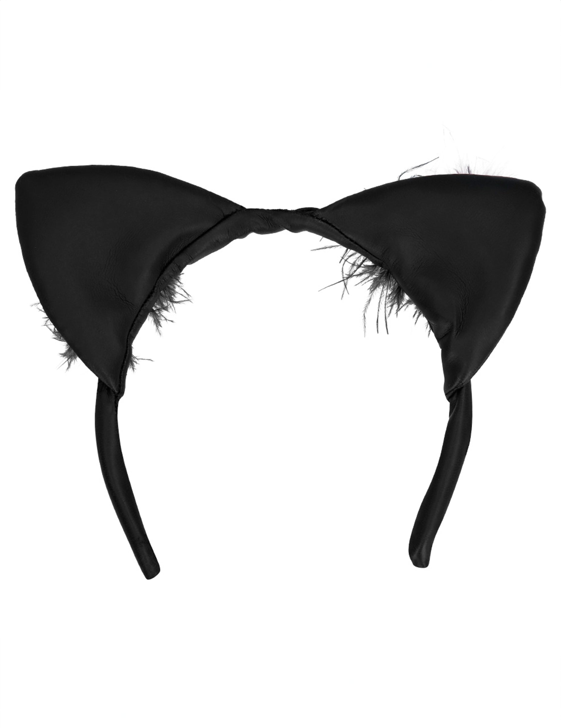 A női macska fülek tollainak részlete