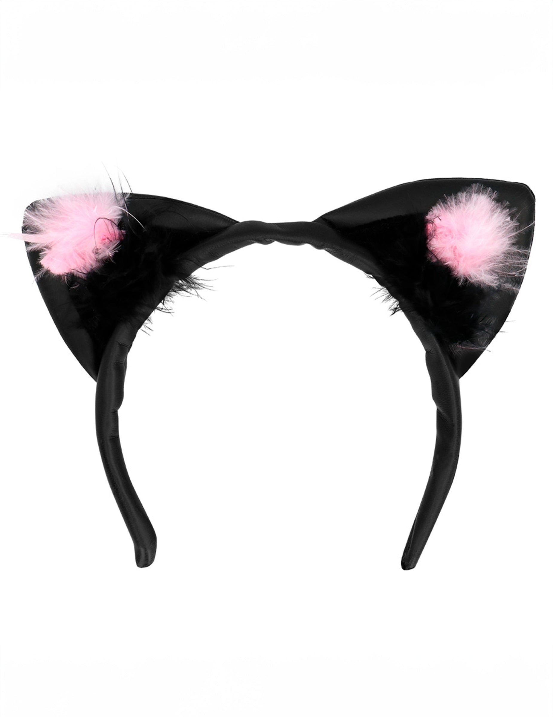 Frontalis nézet a női macska fülekhez