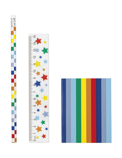 Szivárványos írószerkészlet – 18 darab