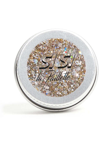 Biológiailag lebontható ezüst -silver flitterek fém kifutópálya - ha a csillogás