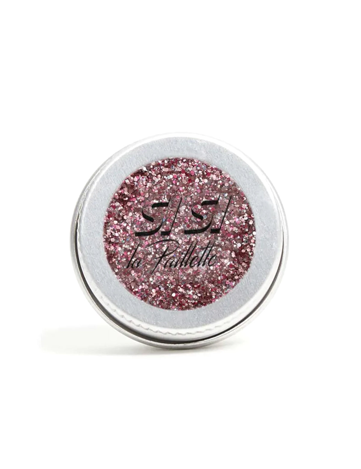 Vue de dessus du pot de paillettes biodégradables Marie Antoinette