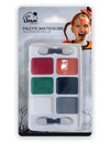 Palette de maquillage Halloween pour enfant 6 couleurs multicolore