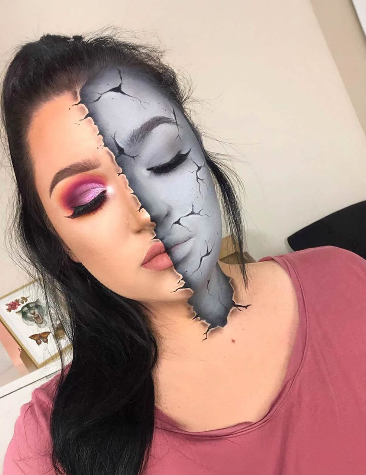 Sminkpaletta 4 szín Halloween zombi 10 g