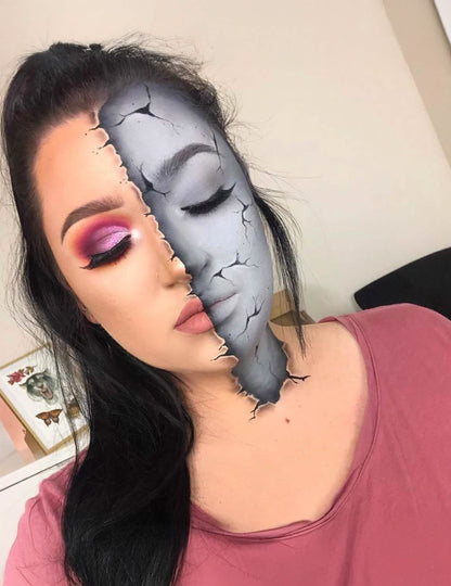 Sminkpaletta 4 szín Halloween zombi 10 g