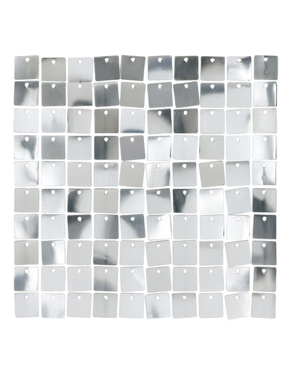 Ragyogó ezüst ezüst panel 30 x 30 cm