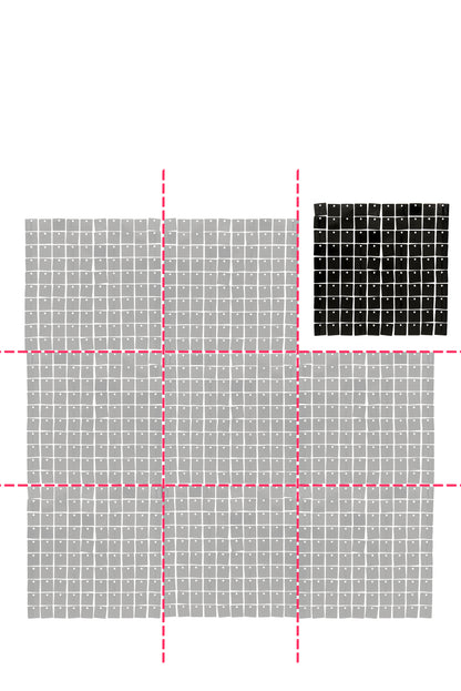 Fényes fekete háttér panel 30 x 30 cm