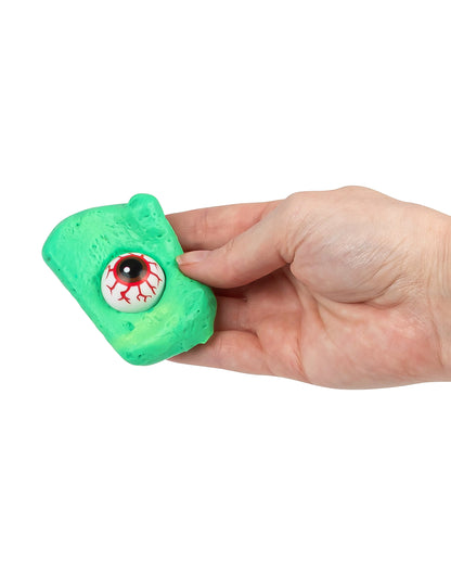 Gyurma és slime szemgolyóval és mini szemekkel, Scrunchems