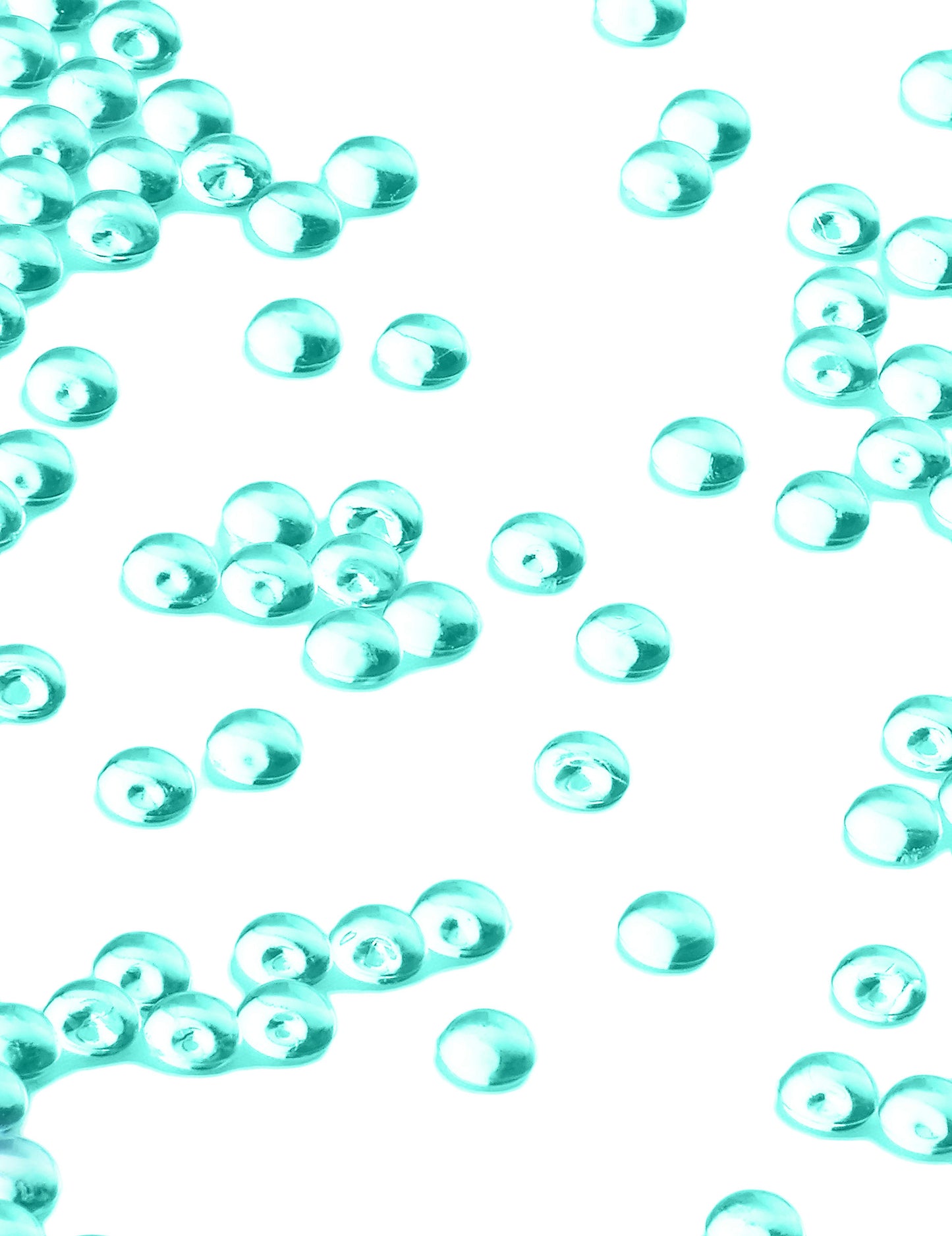 Jade esőcsepp hatású gyöngyök 80g asztaldísz