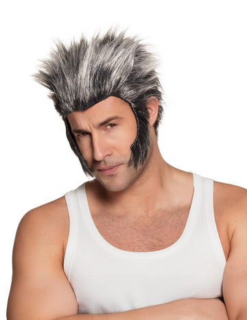 Paróka felnőtt szürke farkas mancsokkal