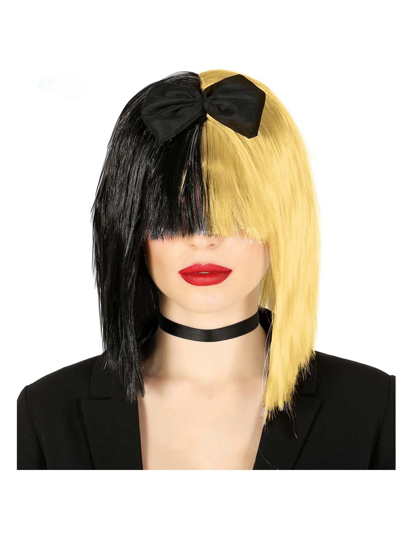 Szőke és fekete paróka felnőtt popénekeseknek