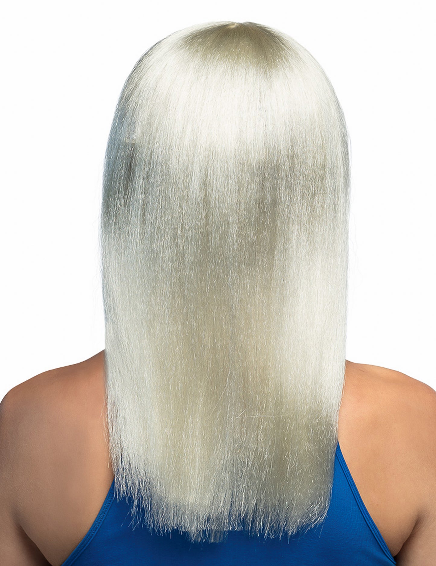 Sima szőke paróka nő