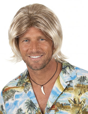 Férfi szörfös szőke paróka