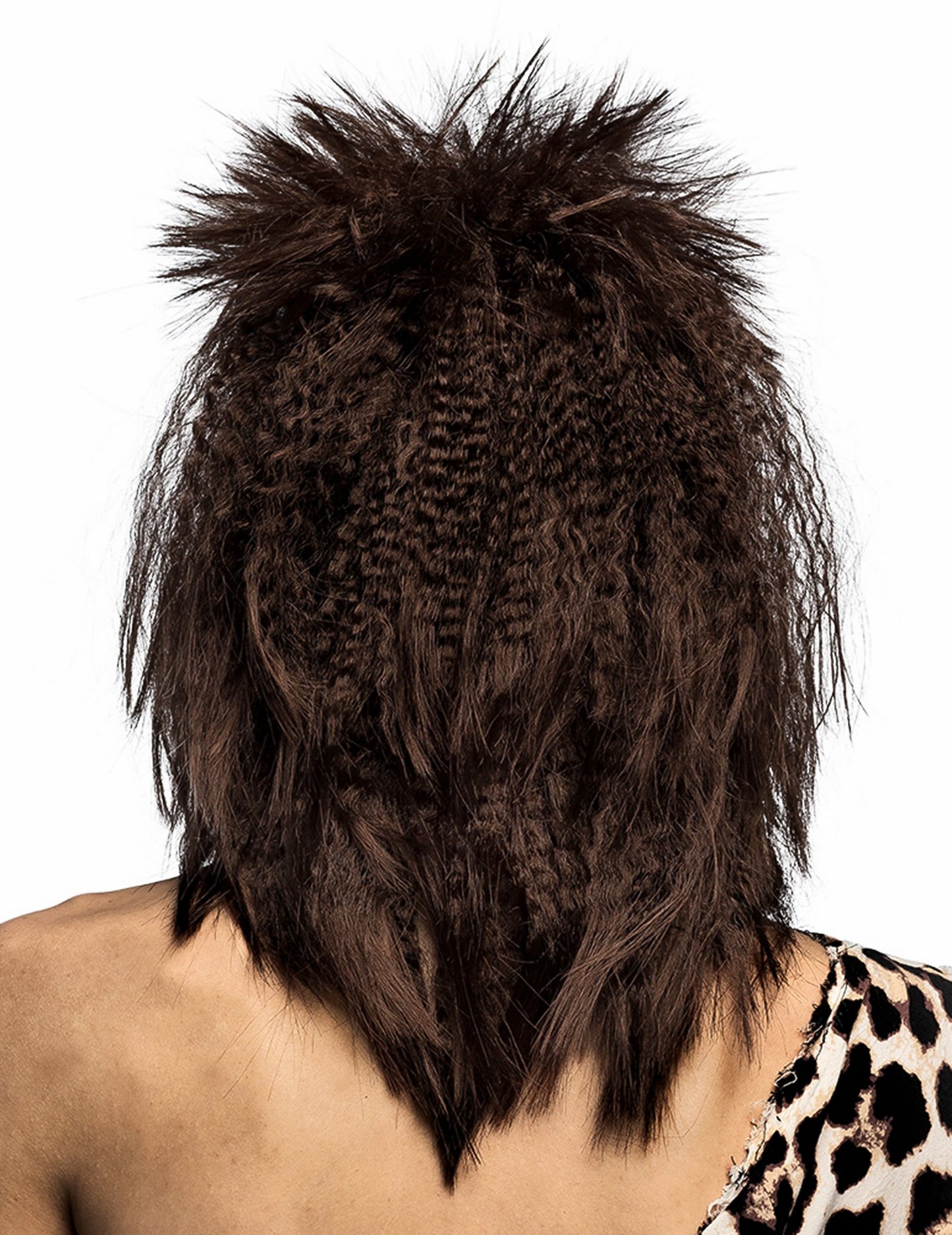 A barlangi paróka és szakáll hátulról