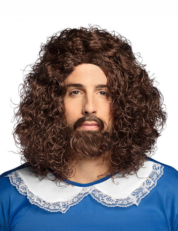 Ember paróka és bajusz ember