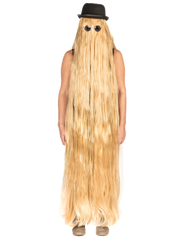 Extra hosszú, felnőtt szőke paróka