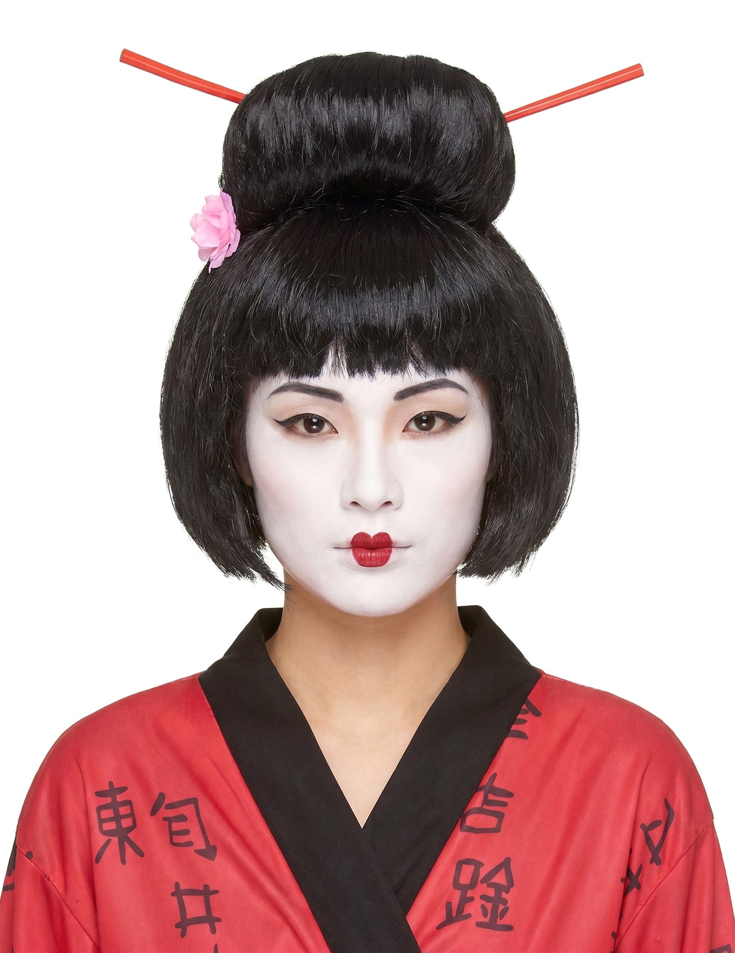 Perruque Geisha noire femme