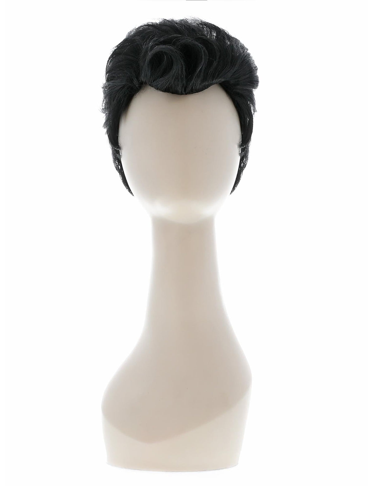 Vue de face de la perruque Grease pour homme