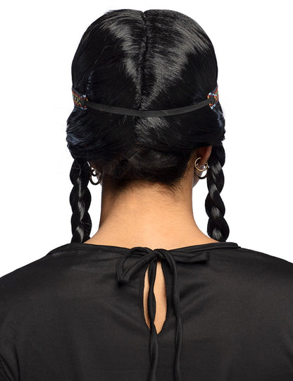 Női fonott indiai paróka