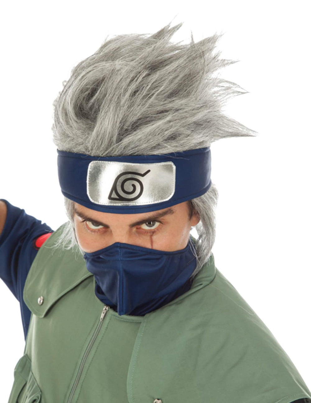 Kakashi Hatake Naruto™ felnőtt szürke, tüskés paróka