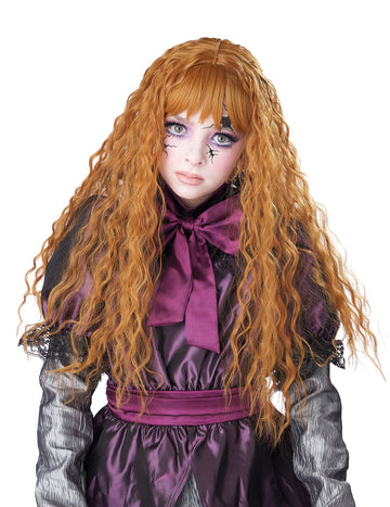 Piros hosszú paróka hosszú gyerekek